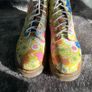 Dr Martens / Docs Size 5, 1460 Pascal Leather Boots in Daisy Floral Butterfly Print Image 8