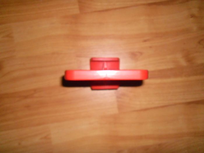 Red Shopping Bag Carrier Handle
