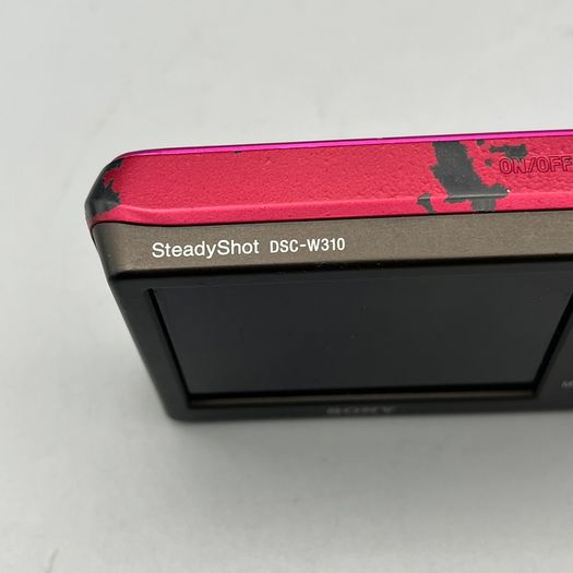 Sony Cyber-shot DSC-W310 12.1MP Digital Camera Pink - Full Kit