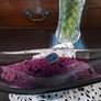 Czech Ovel Amethyst Art Bowl Image 2