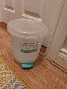 small pedal bin