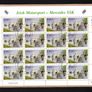 2001 Ireland Irish Motorsport Commemorative Stamp Sheetlet Plate 1A1A1A1A Fine Used with Dublin CDS cancel of 26th April 2001 (First day of issued) on envelope extract. Image 6