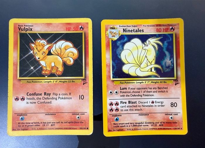 Pokemon - (1) Vulpix & Ninetails (Holo)