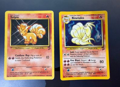 Pokemon - (1) Vulpix & Ninetails (Holo)