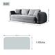Softy Compressed Pull Out Sofa Bed - Grey