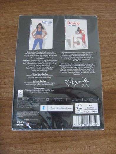 Davina the fitness combo dvd 2 discs