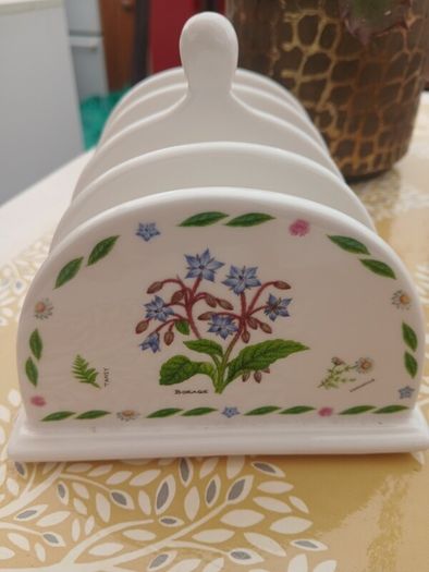 toast rack, Ceramic, The Leonardo Collection, botanical pattern