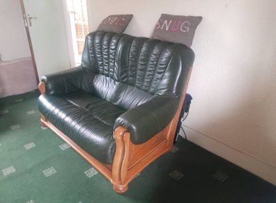 2 seater leather couch