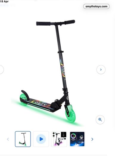 Aero Folding Scooter With Led Lights