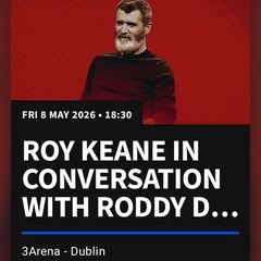 Roy Keane tickets