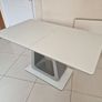 Glasstop Extendable Kitchen Dining Table Set Image 5