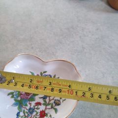 Aynsley Floral 'Pembroke' Heart Shaped Trinket Dish
