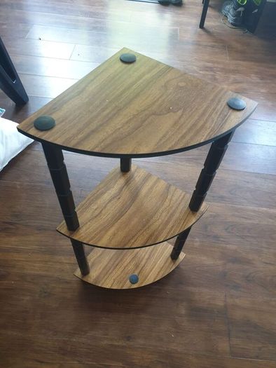 3 tier corner shelf
