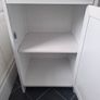 Small white freestanding bathroom cabinet Image 2