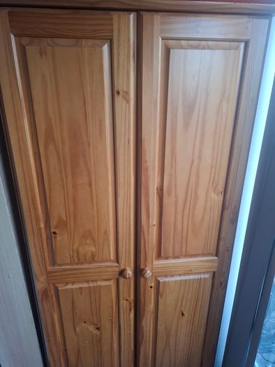 Wooden wardrobe