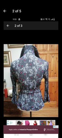 Beautiful silk lightweight material with buttons front long sleeves. Like new.