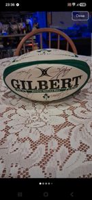 Signed ireland Gilbert rugby ball