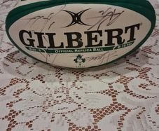Signed ireland Gilbert rugby ball