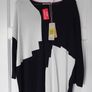 Cecil Oversized Fine Knit Jumper - Navy White- Size XS Fits UK 10 and 12 - BNWT RRP 49.95 Image 8