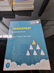 Management Stephen P. Robbins Mary Coulter
