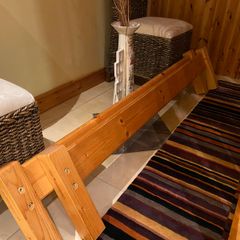 Bed frame solid wood