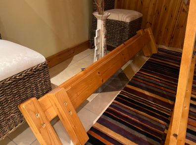 Bed frame solid wood