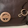 Vintage Mulberry chocolate brown crossbody bag Image 2