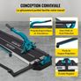 47 Inch Tile Cutter Single Rail Double Brackets Manual Tile Cutter 3/5 in Cap with Precise Laser Manual Tile Cutter Tools for Precision Cutting Suitable for Porcelain and Ceramic Floor Tiles Image 4