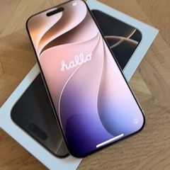 iPhone 16 Pro 128GB Natural Titanium - Unlocked Pristine Apple Invoice