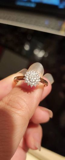 Madison Avenue 9ct Yellow Gold Diamond Band Ring