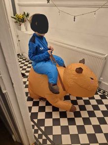 Kids Inflatable Capybara Costume Halloween