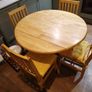 Wooden table and chairs Image 4