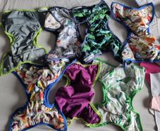 Best Bottoms Little lamb cloth nappies, hemp inserts