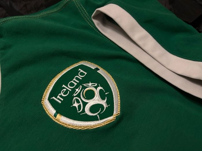 Republic Of Ireland Match Worn / Issue 2010 2011 Home Jersey Shirt Umbro