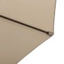 3M Roma Umbrella Sun Shade Cantilever Hanging Parasol w/ Cross Base Hand Crank Aluminium Frame 360 Rotation - Beige Image 7