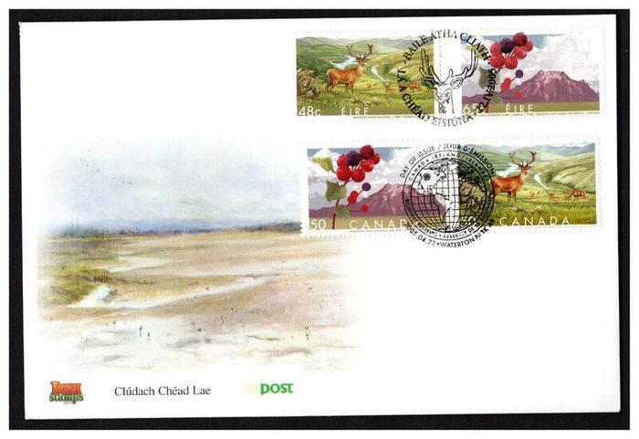 Collection 2005 Ireland Commemorative Stamps An Post First Day Cover (FDC). Collection of 18 covers.