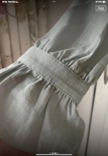 blouse Bnwt frilled collar blouse dipped back hem short feminine baloot size small (12) due to style
