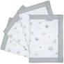 Airwrap Mesh 4 Sided Breathable Bumper Silver Stars Image 2