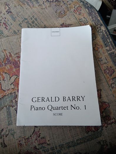 Gerald Barry Piano Quartet No 1