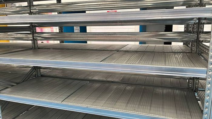 Galvanised Longspan Shelving / Racking Like New Shelves