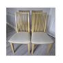 4 Solid Wood Dining Chairs  Naas Image 2
