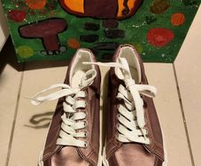 Mauve Satin Sneakers New Look 915 Generation EU 39