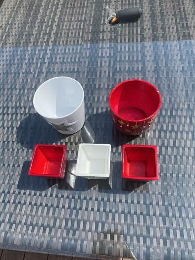 Flower Pots - Christmas Theme