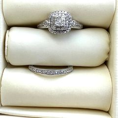 Engagement Ring & Matching Wedding Band