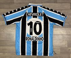 Retro Kappa Genuine Remake 2000 Gremio Ronaldinho Jersey Shirt Mens XXL