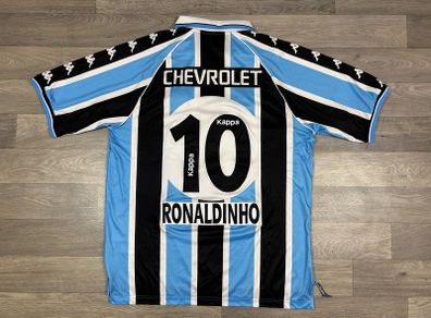 Retro Kappa Genuine Remake 2000 Gremio Ronaldinho Jersey Shirt Mens XXL