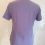 Simon Jersey Lilac Tie Neck Blouse Office Salon Therapist Work Uniform UK8 Payment by Paypal or Revolut Image 4