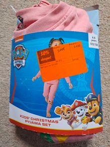 Paw Patrol Christmas Pyjama set 122/128 6-8y girls