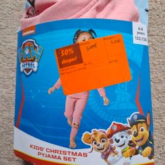 Paw Patrol Christmas Pyjama set 122/128 6-8y girls