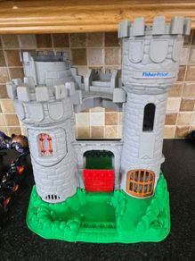vintage fisher price castle and figures